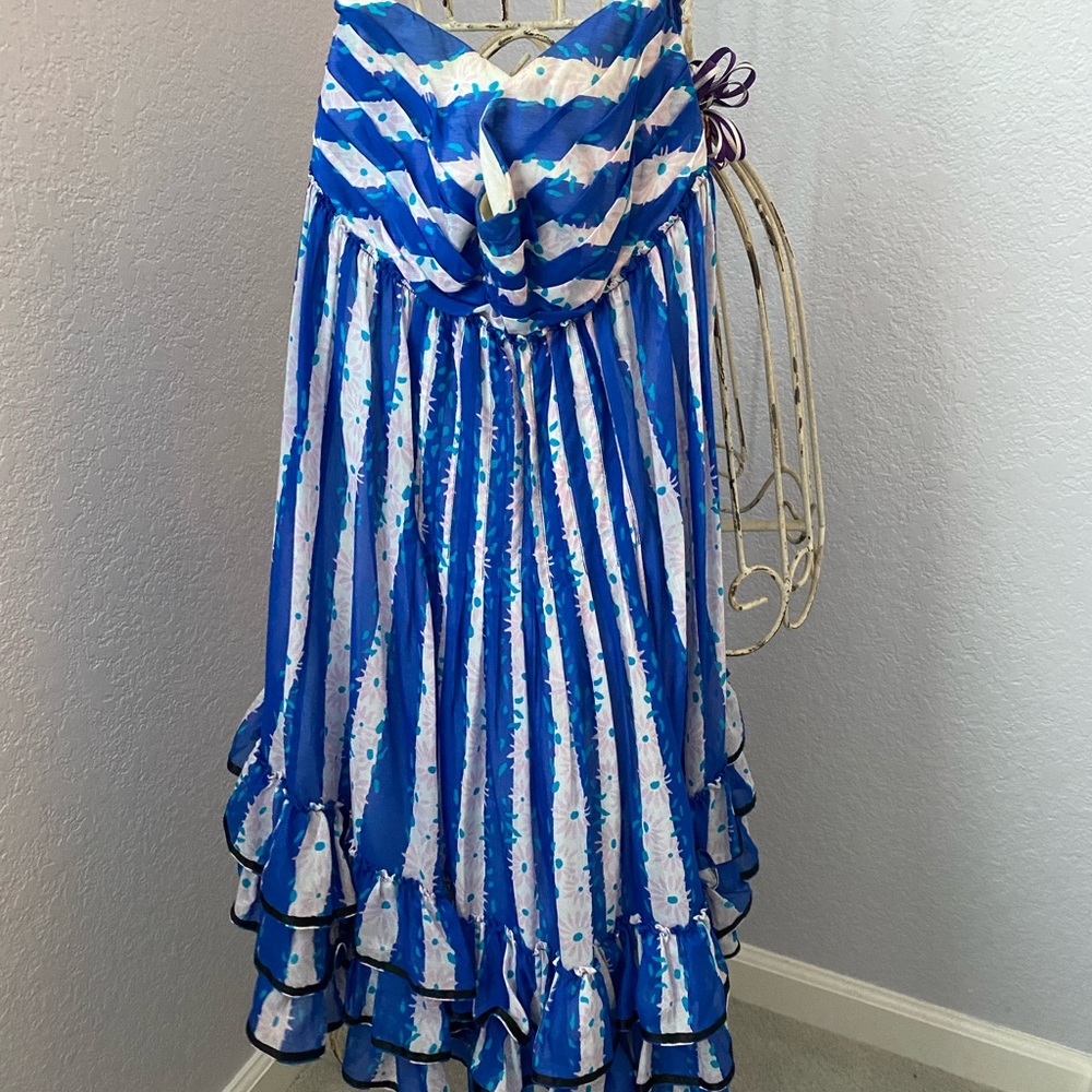 Betsey Johnson strapless dress